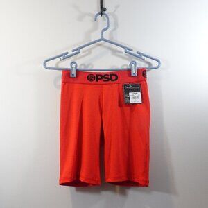 PSD Women Biker Shorts Solid Red Size XS NEW